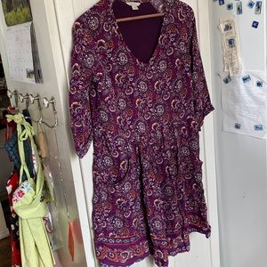 Garnet Hill “Boho” Rhapsody Print.  Size 6.